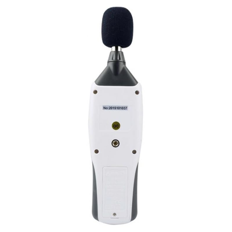 Sonometro, Medidor ambiental multifuncional 5 en 1, medidor de luz, nivel de sonido, medidor de humedad/temperatura, anemómetro
