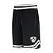 Ultra Game NBA Official Men’s Active Knit Basketball Training Shorts - Unisex, Brooklyn Nets, Black, X-Large