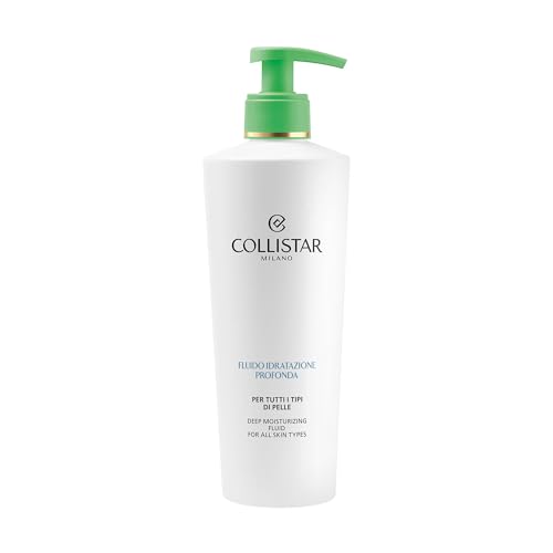 Collistar Fluido de Hidratación Profunda, Crema Corporal Hidratante hasta 72 h, Refuerza la Barrera Cutánea, Textura Ligera, Adecuado para Todo Tipo de Piel, 400 ml