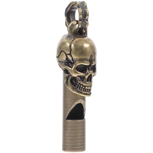 Silbato Exterior SEWACC de Cobre en Forma de Calavera miniatura 1