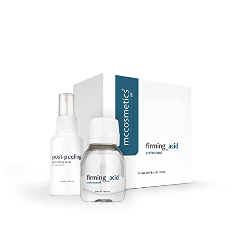 MCCosmetics NY | Firming Acid Pack (with Post Peeling Neutralizing Spray) | Lactic acid 20% and DMAE 3% | 50ml | Made in Spain