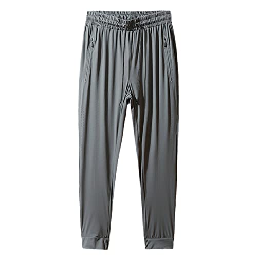 Pantalon d'été homme léger en soie glacée pour rester au frais en terrasse