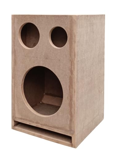 Image of 6 /6.5 inch [147 MM] & 4 inch Midrange Speaker & [Right Side] 3 inch Tweeter with Separate Partition L Port Ported Car Subwoofer Speaker Box