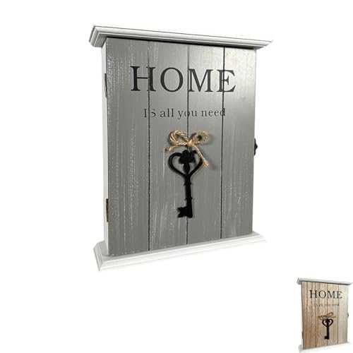 ✅ RICEVERAI - una cassetta portachiavi dal colore Grigio con misura pari a 19x5,5x24 cm, l'accessorio perfetto per organizzare le chiavi e piccoli oggetti di uso quotidiano, senza rinunciare allo stile. Il suo design moderno e minimalista si adatta perfettamente a qualsiasi tipo di arredamento, dal classico al contemporaneo.