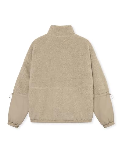 Johnny Urban Teddyjacke Damen & Herren Beige - Carson - Unisex Sherpa Fleecejacke für Herbst & Winter - Outdoor Teddy Jacke Warm - Warme Übergangsjacke