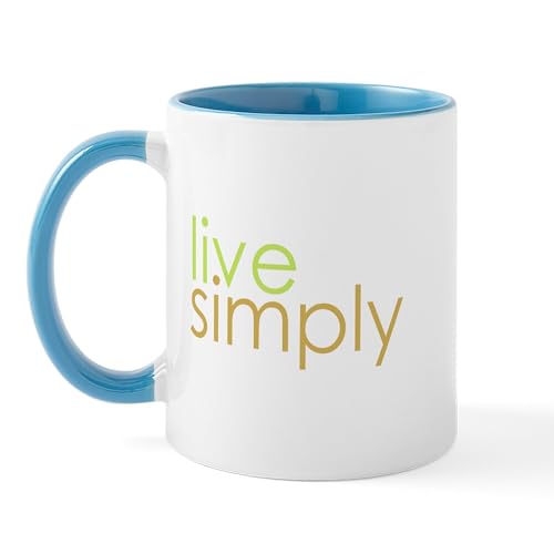 Taza de cerámica 11 oz Live Simply miniatura 1