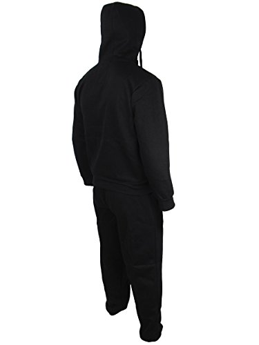 Tuta intera da uomo/ragazzo, in cotone felpato