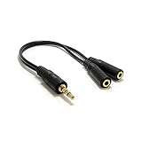 1 X 3.5mm Audio Y Splitter Cable for Speaker and Headphones (3.5 male to 2*3.5 female)