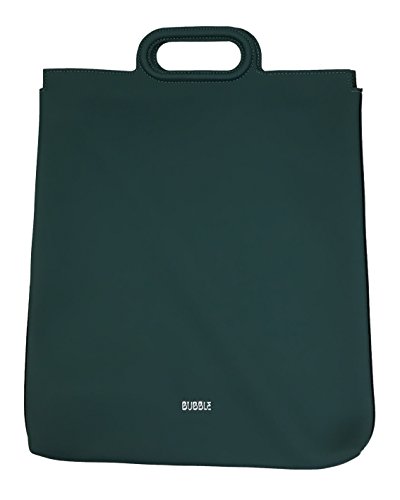Braintropy Bubble Shopper tessuto gommato (Verde