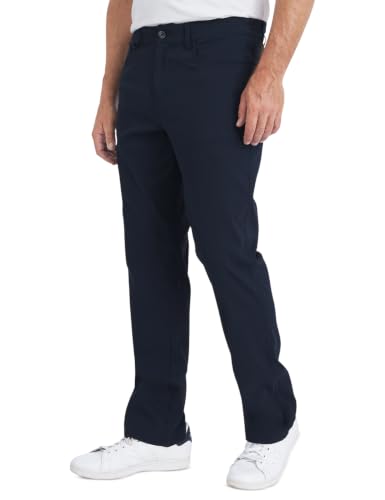 Image of Weatherproof Vintage Casual Hiking Pants for Men - Lightweight Stretch Travel Mens Work Pants with Utility Cargo Pocket