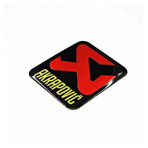 TRKOPS Mingwangauto Etiqueta de Escape de la Motocicleta Pegatina Aluminio Resistente al Calor Scorpio Akrapovic Decal 2pc Cover