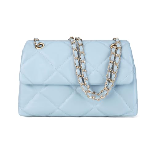 Image of Gladdon Quilted Crossbody Purses for Women Small Ladies Shoulder Bags with Chain Trendy Clutch Purse Cute Designer Bag