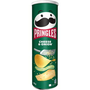 Pringles Cheese & Onion Chips, 19er Pack (19 x 185g) Cover