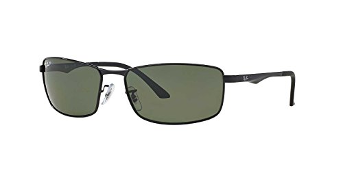 Image of Ray-Ban mens Rb3498 Rectangular Sunglasses