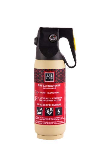 Ceasefire Gas Based Car & Home Fire Extinguisher (Ivory) - 1 kg