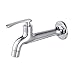 Chrome Robinet en Laiton Lessive Salle De Bains Montage Mural Lave-Linge Robinet Extérieur Jardin Tuyau Simple Robinet Froid