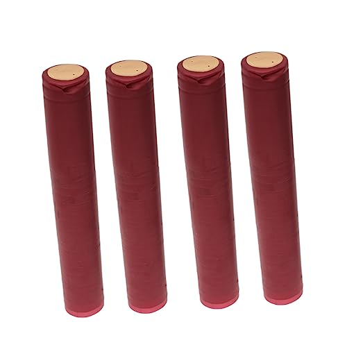 COLLBATH 100pcs Red Heat Shrink Cap Wine Bottle Top Shrinker Pineapple and Corer Pipe Fittings Wine Bottle Shrink Tops Heat Shrink Capsules Wine Heat Shrink Cap Cork Stopper