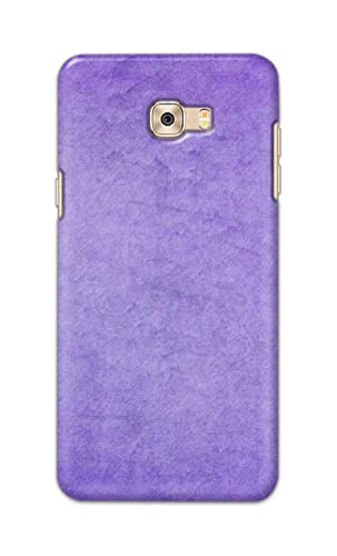 Image of Plain Purple Hard Back Case Cover for Samsung Galaxy C7 Pro Back Cover -(J5) VNS2226
