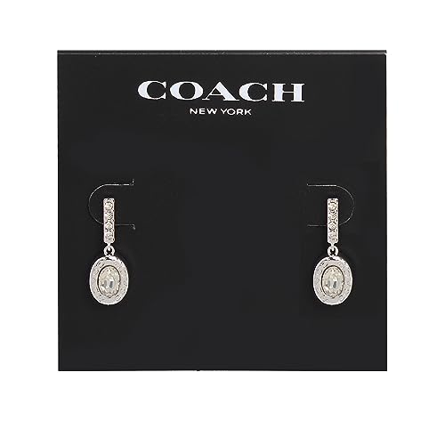Coach Women's Signature Bar Drop Earrings3