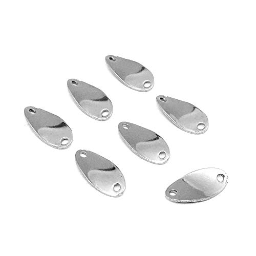 Amazon | 【2個】楕円 メタルプレート 2つ穴 ねじり オーバル Amazon | 【2個】楕円 メタルプレート 2つ穴 ねじり オーバル