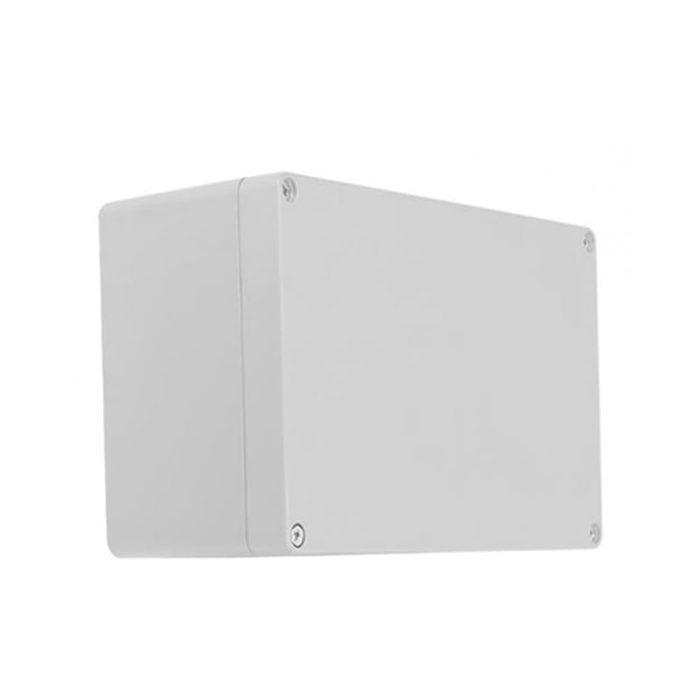 150x200x100 White Outdoor Junction Box IP65 Waterproof, Surface Mounted Outdoor Enclosures with Screws, for Camera, LED Strip, Road Sign Cable Connection