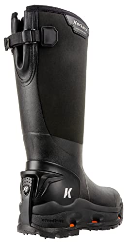 Korkers Men's Neo Storm Rubber Boots - Inuslated and Waterproof Multi-Season Mud Boots - Includes Interchangeable Ninety Degree Sole4