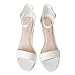 J.Adams Daisy Heeled Sandals for Women – Wide Ankle Strap Low 2 Inch Kitten Short Block Heel, Open Toe Dress Shoes – Chunky Heels for Bridal, Wedding, Parties – Dressy Platform Sandals, Women's Shoes