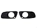Exterior Accessories - Front Bumper Fog Light Cover Grilles L+R Compatible with 07-14 Smart Car Fortwo 451 Mk2