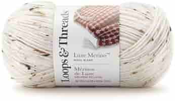Amazon.com: Luxe Merino Tweed Yarn by Loops & Threads - Yarn