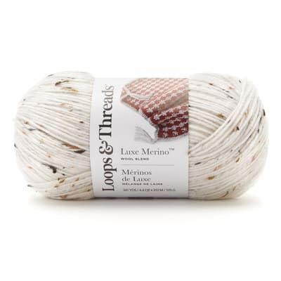 Amazon.com: Luxe Merino Tweed Yarn by Loops & Threads - Yarn