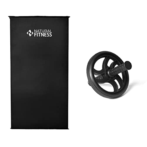Roda Abdominal para Exercicio Academi Pilates Ginastica Com Colchonete de Academia em Espuma Alta De