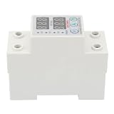 AC230V 63A Zabezpieczenie nadprądowe, zabezpieczenie przed przepięciem pod napięciem, podwójna dioda LED jednofazowa ochrona niskiego napięcia na szynie DIN