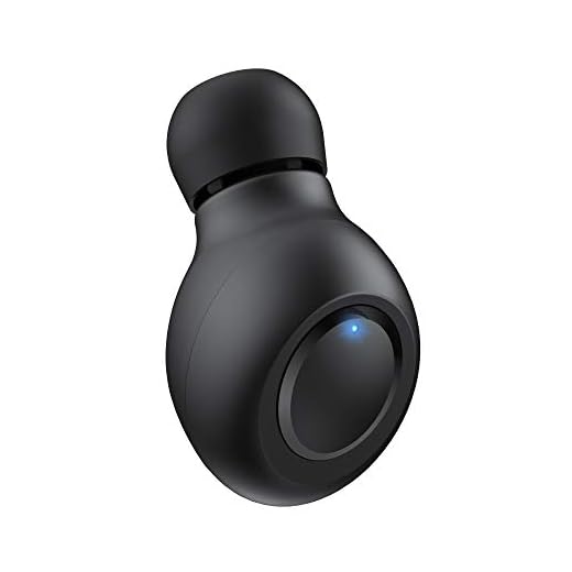 Single Ear Wireless Earbud Bluetooth Headset in-ear Mini Invisible Bluetooth Headphone Business Earphone with Mic 6-Hour Playtime Magnetic USB Charging Dock One-button Control Sweatproof Sport Earbuds