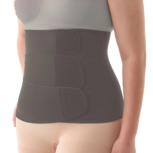 Image of Momcozy Ergowrap Postpartum Belly Band for C-Section Recovery and Vaginal Birth, Abdominal Binder with 3D Lifting & Ergonomic Back Support, Seamless Belly Wrap Shapewear for Post Surgery Recovery