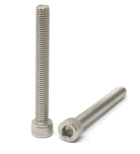Image of iexcell 5 Pcs M10 x 85mm Thread Pitch 1.5 mm Stainless Steel 304 Hex Socket Head Cap Screws Bolts Kit