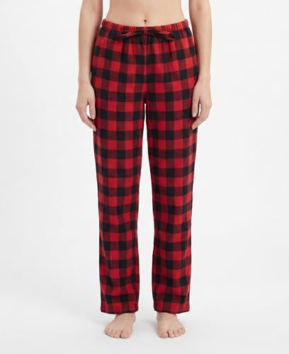Image of Andrew Scott Women's Flannel Sleep Pants| Lounging PJ Pant | Drawstring & Pockets | Multi Packs & Colors