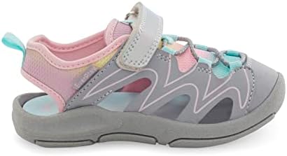 OshKosh B'Gosh Girls Martin Sandal, Iridecent, 7 Toddler | Image 2
