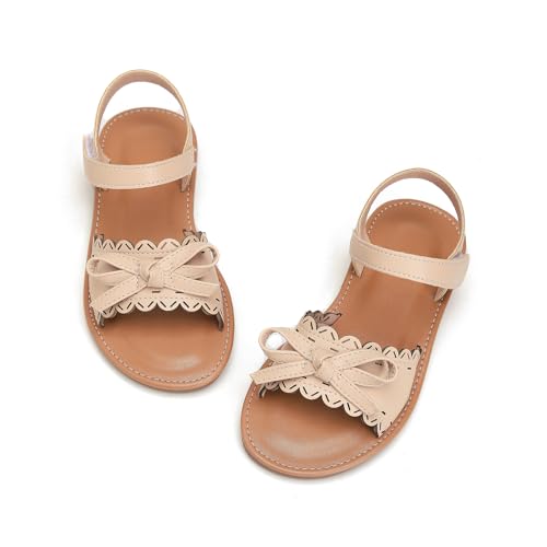 Image of Toddler Girls Sandals Summer Flats Dress Shoes for Baby Little Kids Girl