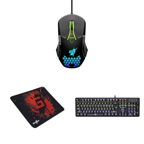 Image of Redgear A-15 Wired Gaming Mouse with Upto 6400 DPI, RGB & Driver Customization for PC(Black)