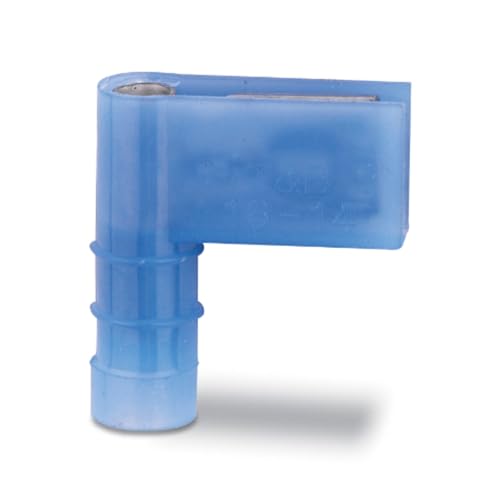 Stakon RB14-250A Female Disconnect, Nylon Insulated, 0.8-Inch Length by 0.72-Inch Width, Blue, 50-Pack