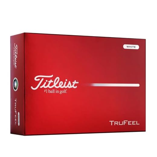 Titleist TruFeel Golf Ball, Pack of 12, White, Numbers 1-4