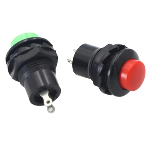 Interruptor de encendido de 12mm DS-313 para maquetas de trenes y paneles de control caseros 4