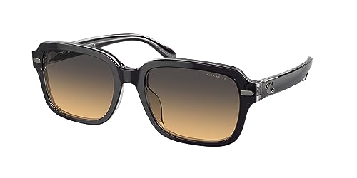 Image of Coach mens Hc8388u Universal Fit Square Sunglasses