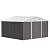 JUMMICO 10 x 10 FT Outdoor Storage Shed, Large Metal Garden Shed & Tool Sheds for Backyard Garden Patio Lawn (Grey)