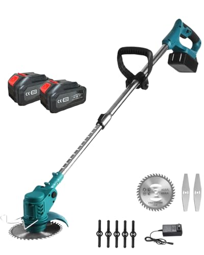 A.M.C. Decespugliatore Elettrico a Batteria, Tagliabordi...