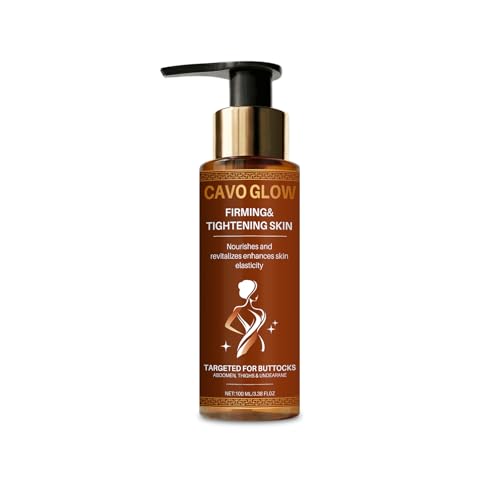 cavo glow Firming Body Oil for Women Nourishing Moisturizing Body Oil for Skin Elasticity Lightweight Fast-Absorbing Oil for Abdomen Thighs & Buttocks 100ml