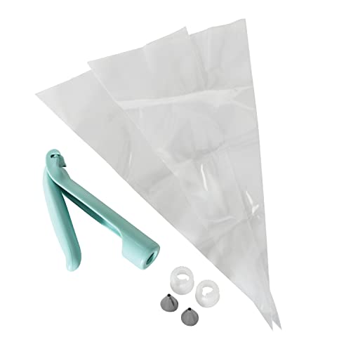 Nordic Ware 02110 E-Z Decorating Pen Plastic Icing Tool, Precise Control, Premium Baking Accessories for Cakes, Sea Glass, Mint