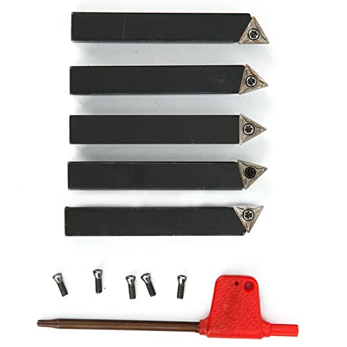 Set de herramienta de torneado indexable 3/8 pulg 5 piezas