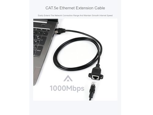 Cable de extensión Ethernet CAT.5e RJ45 1 metro paquete 2 miniatura 3