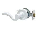 FPL Bordeaux Passage Left Hand Lever Set - White Powder Coat (WPC)